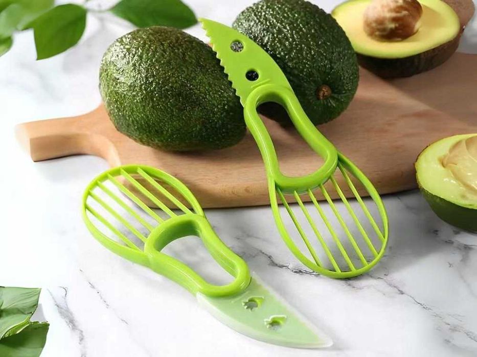 Cutit multifunctional avocado 3-in-1 taiere curatare scoaterea sambure