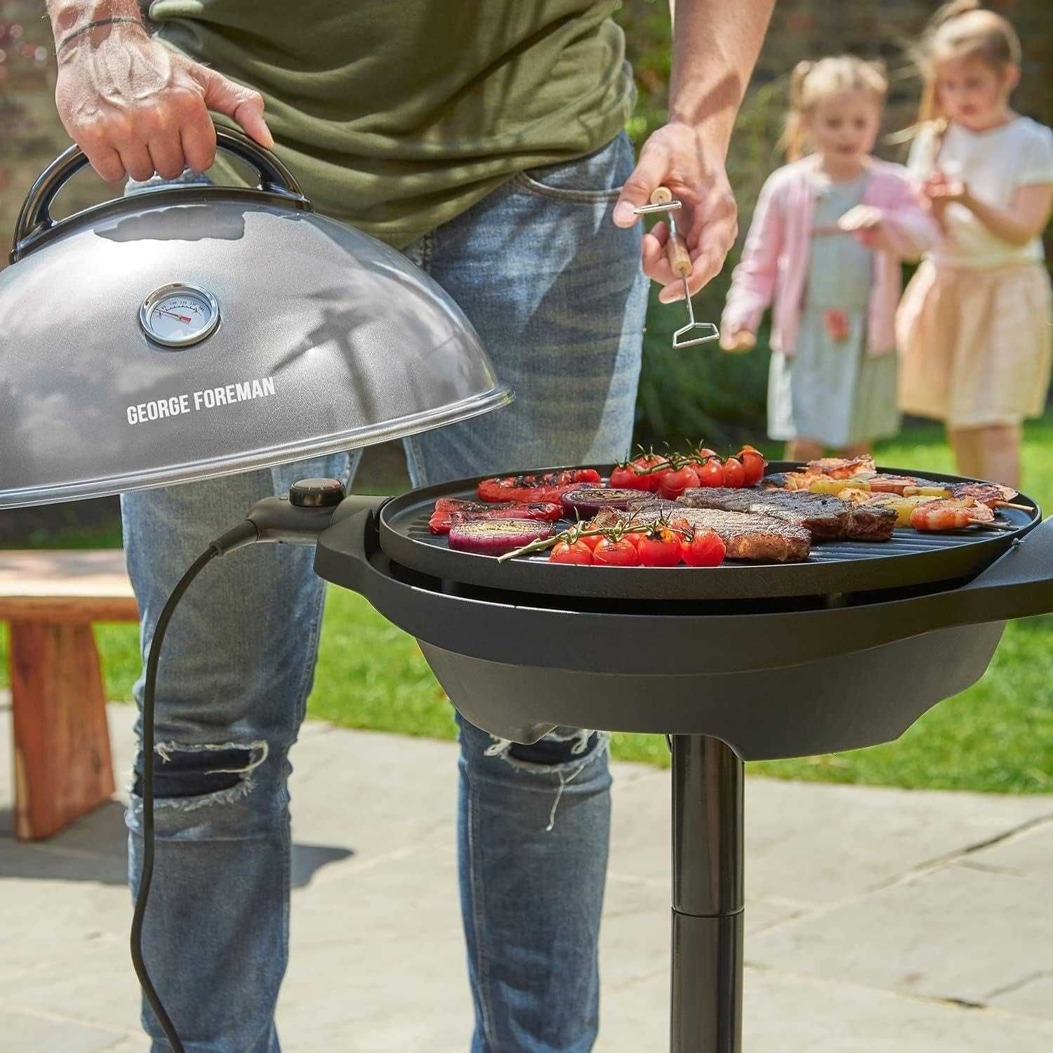 George Foreman Грил за вътрешна и външна употреба, барбекю 2400W
