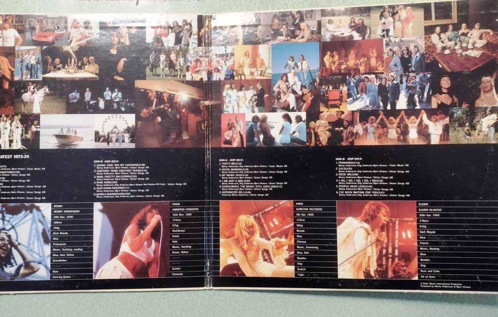 Плочи ABBA, Deep Purple, Queen, Pink Floyd, Led Zeppelin, Roll. Stones