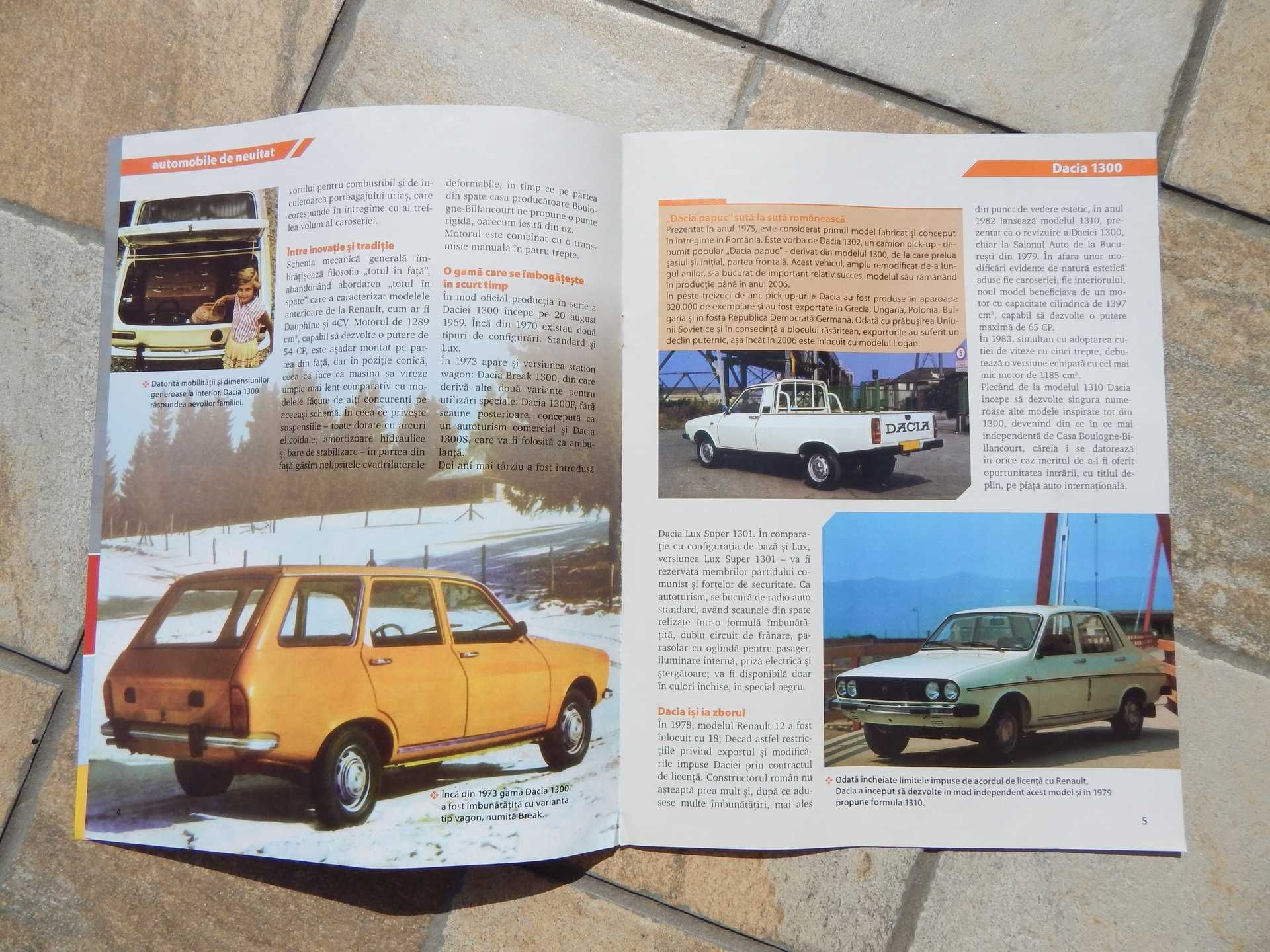 Revista prezentare istorie Dacia 1300 colectia Automobile de Neuitat