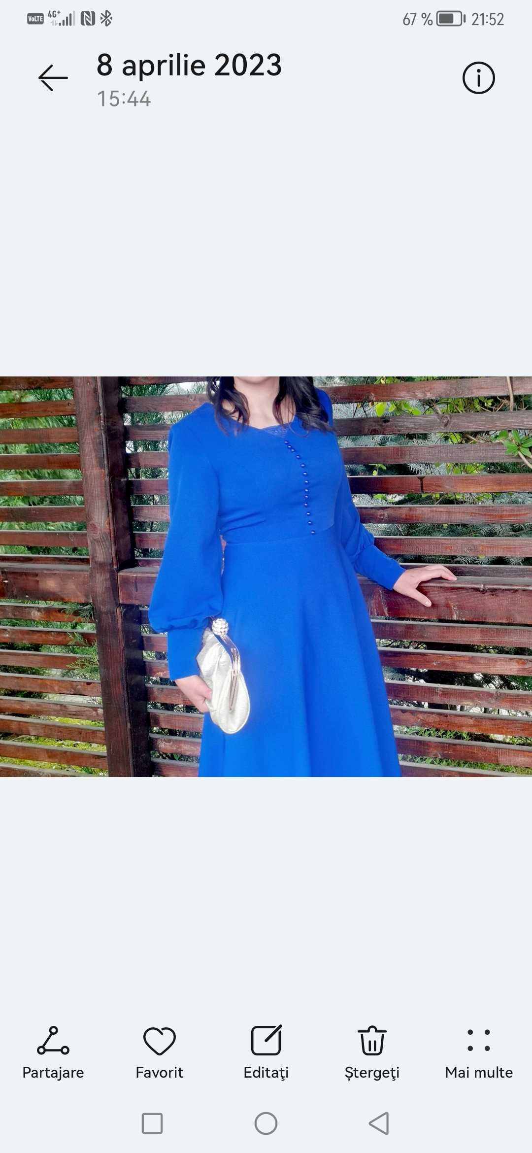 rochie eleganta albastra