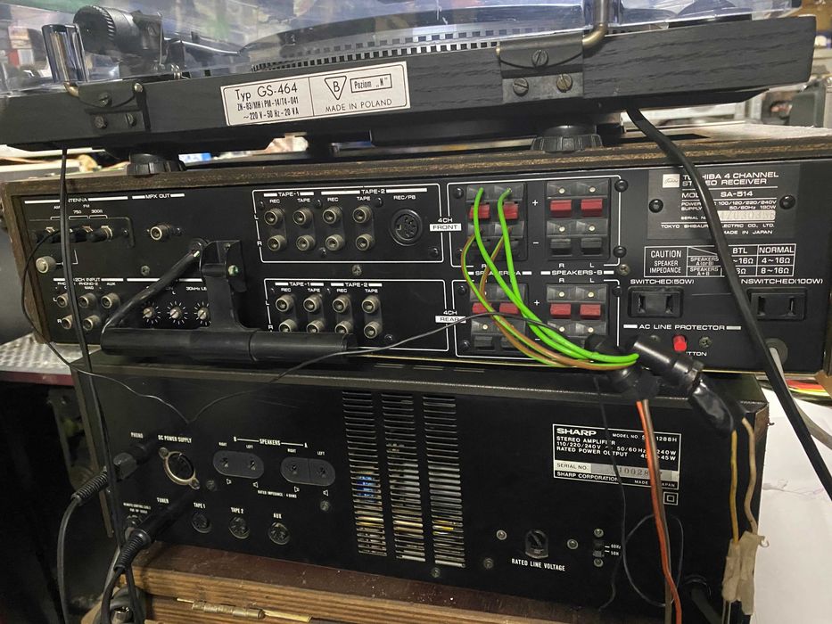 Toshiba SA-514 и Kenwood KR-5200