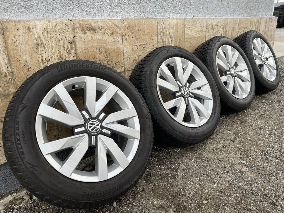 Jante Roți 16 VW Passat Caddy Golf 5 6 7 8 Anvelope iarna 205 55 R16