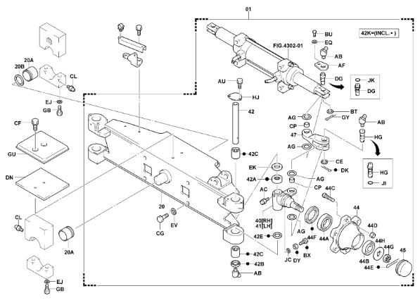 Балка заднего моста погрузчика Toyota 7-8 серия, 1-1,8тонны Без SAS.