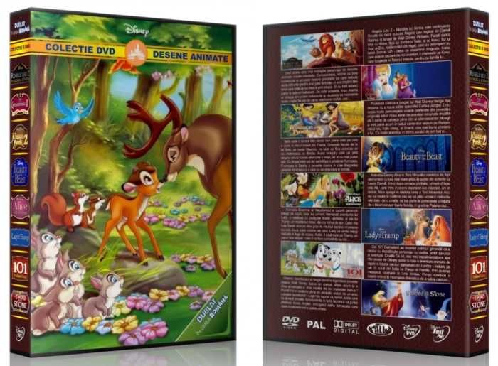 Colectie Desene Animate Disney vol.3 - 8 DVD dublate in limba romana