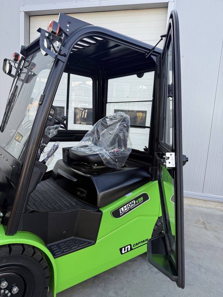 Stivuitor Electric 3,5T NOU LI ION / Triplex 5,5m cu 5 ani garantie