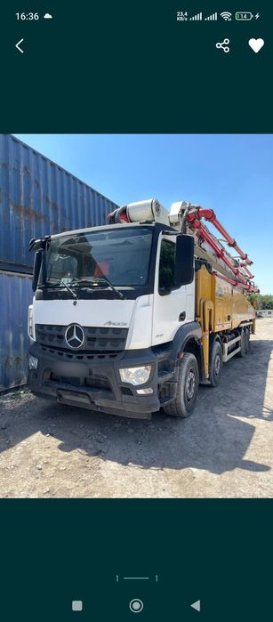 Beton nasos xizmati 38, 42, 56, 62 metr.  Toshkent