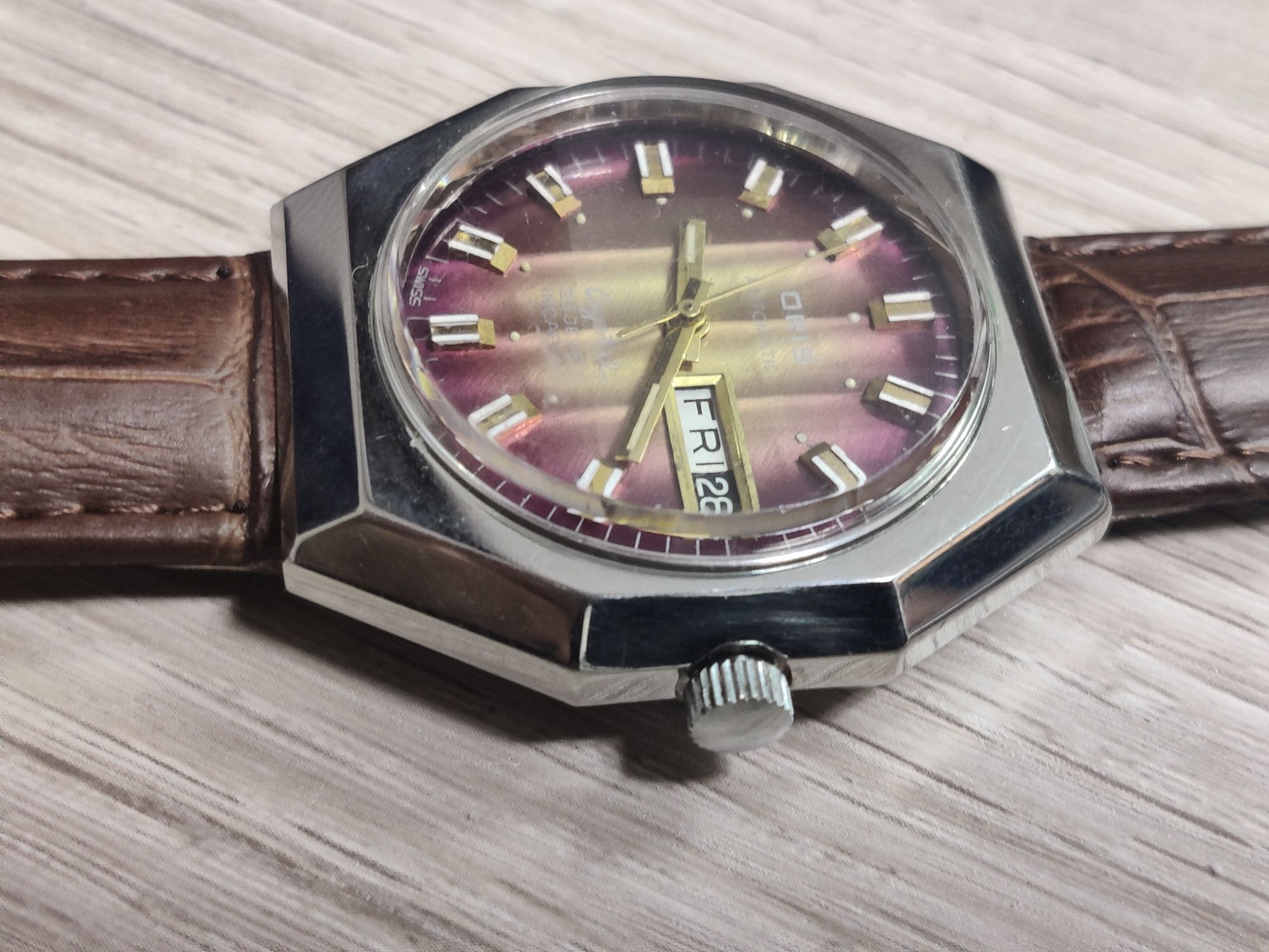 Ceas vintage Oris automatic crystal