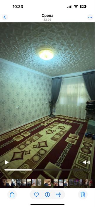 Паркент  хисаракда квартира сотилади