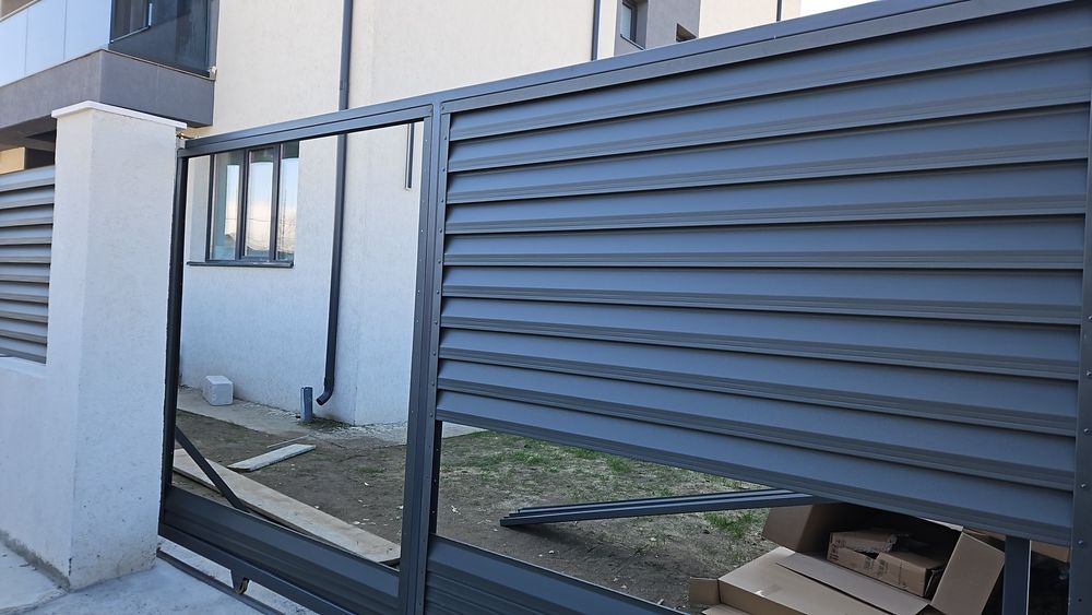 Profil  din tabla inchidere zid  atic terasa gard . Profil tera