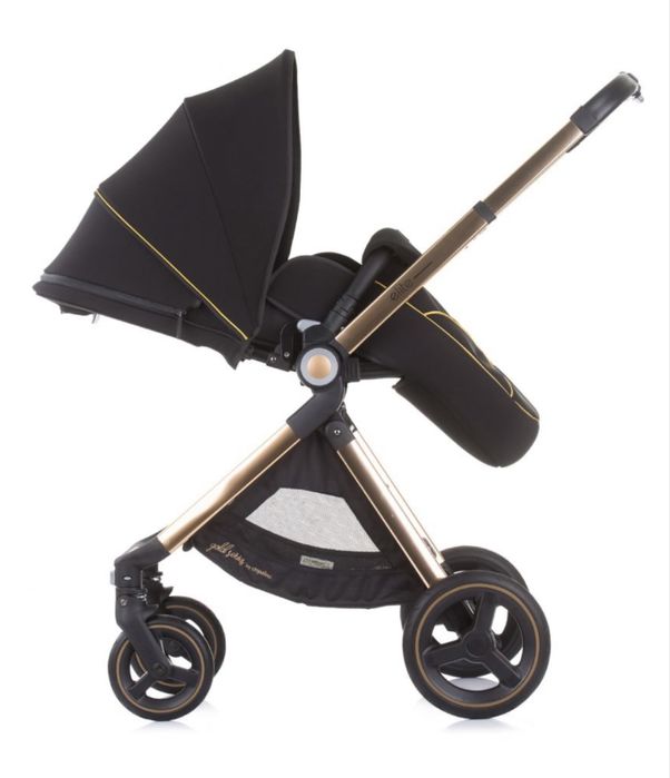Детска количка Chipolino - Елит, 3 в 1, черна