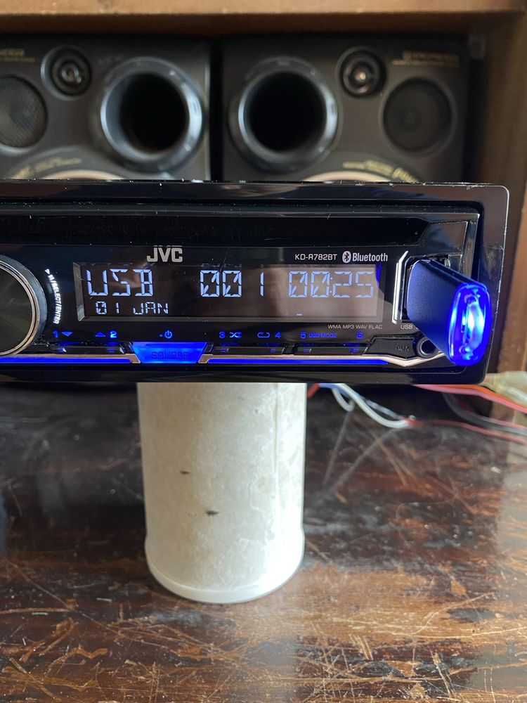 JVC KD-R782BT - BLUETOOTH USB CD mp3 плеър за кола сд радио