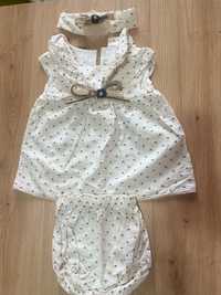 Бебешка рокля с гащички и панделка