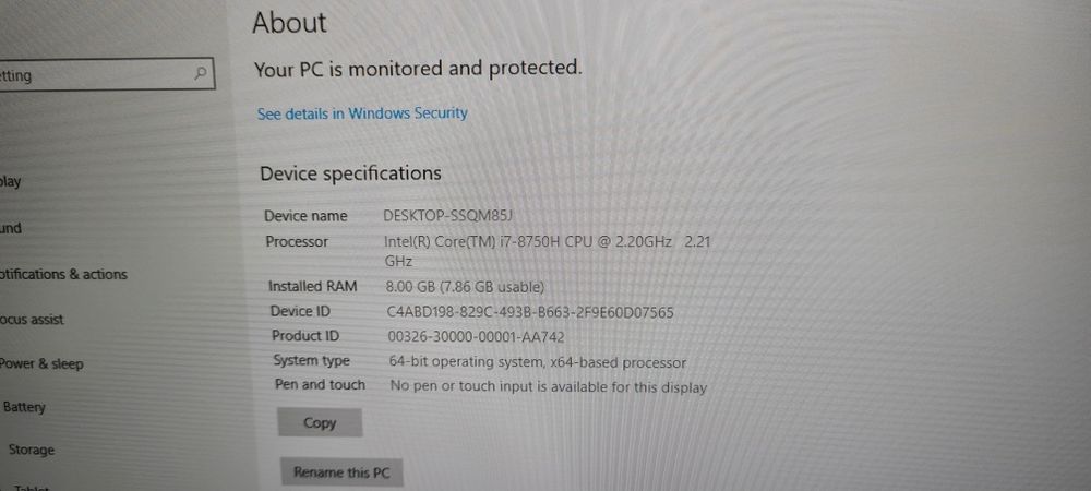 Laptop Asus ROG 17,3 inch Intel I7 placa video 4GB GL703GE
