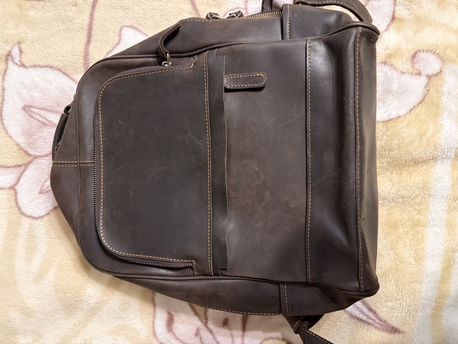 Кожаный рюкзак продам