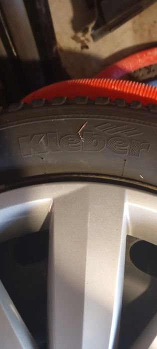 Стоманени джанти с гуми Клебер,16/5х112,/57,1  фолсваген