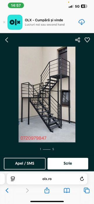 Scara zincate la comanda în toată tara oferim și