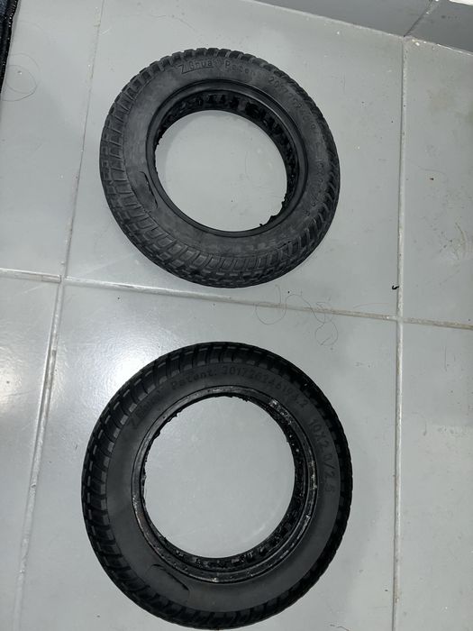 Set de cauciucuri pline de 10 inchi de trotineta