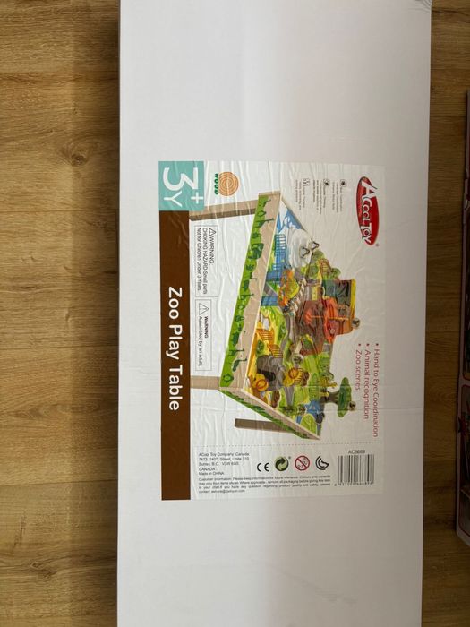 Zoo play table - Acool Toy - дървена маса за игра