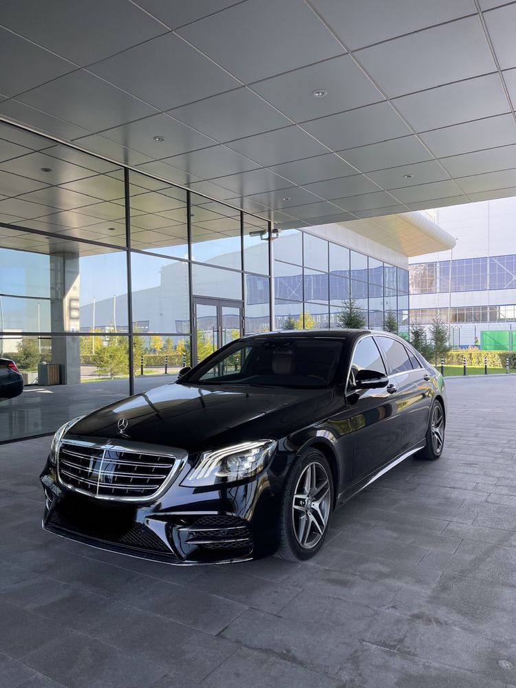 Аренда авто с водителем 24/7 бизнес класса Мерседес s class, vip, w223