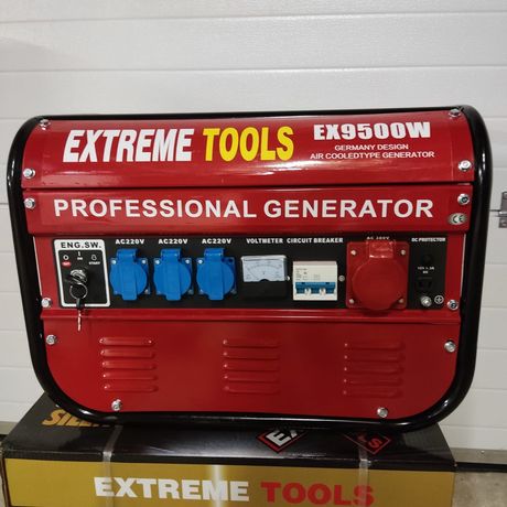 Generator Extreme Tools EX9500W adus din Germania cu pornire la sfoara