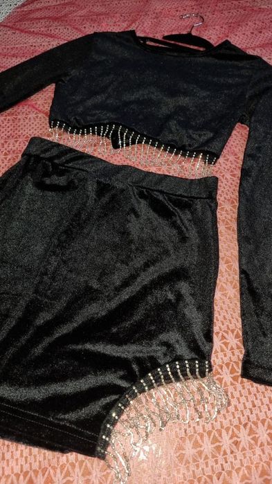 Парти сет с ресни XS размер