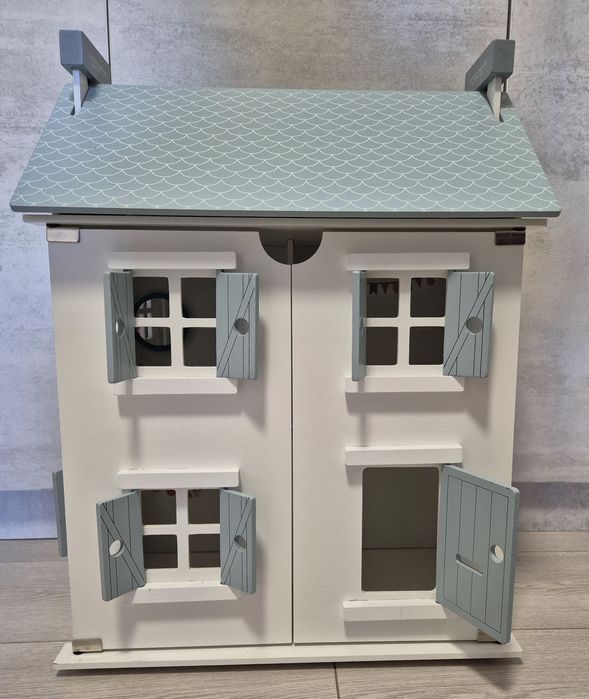 Casa de papusi din lemn cu mobilier, Little Dutch
