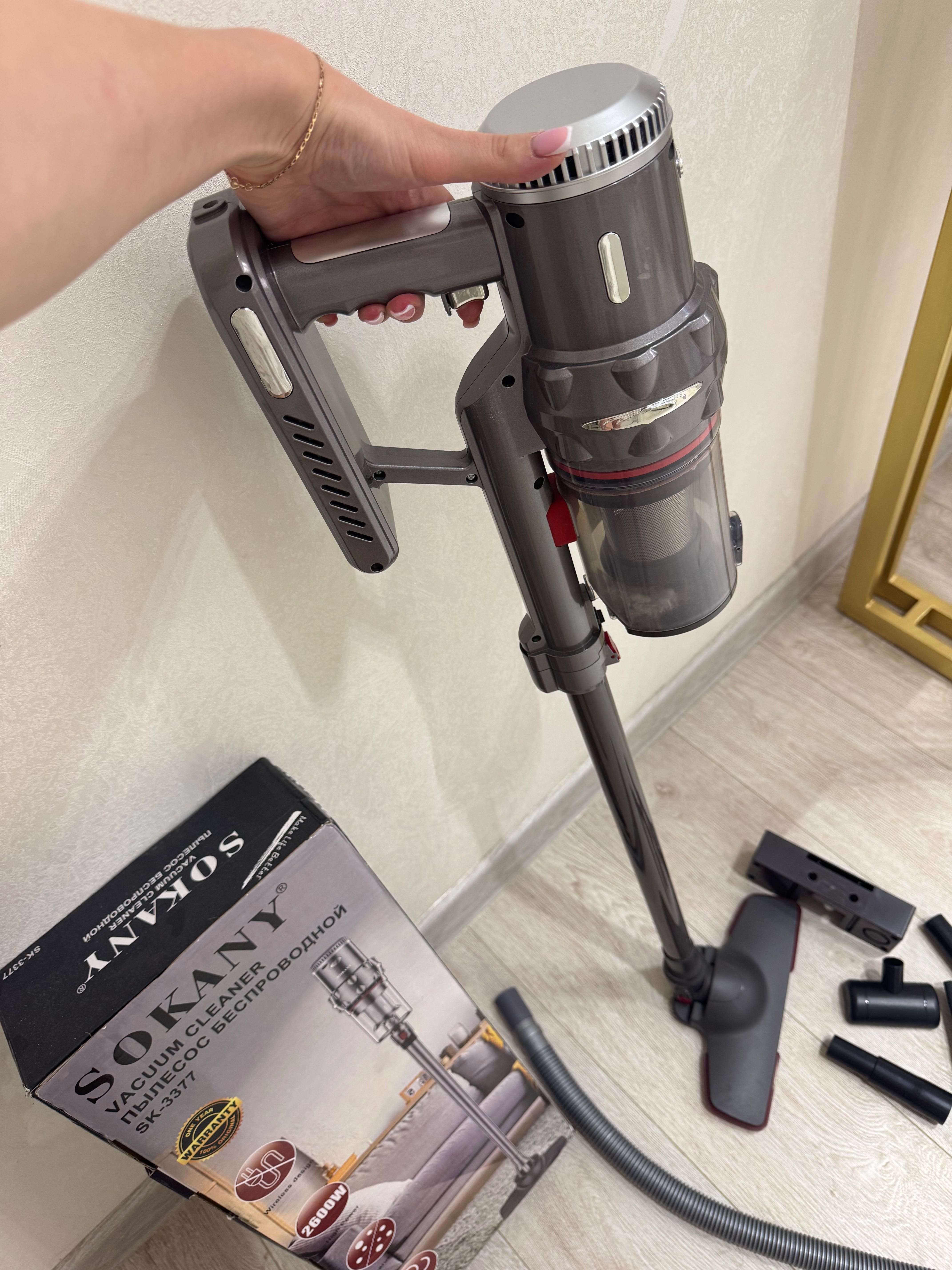 Пылесос беспроводной Sokany vacuum cleaner