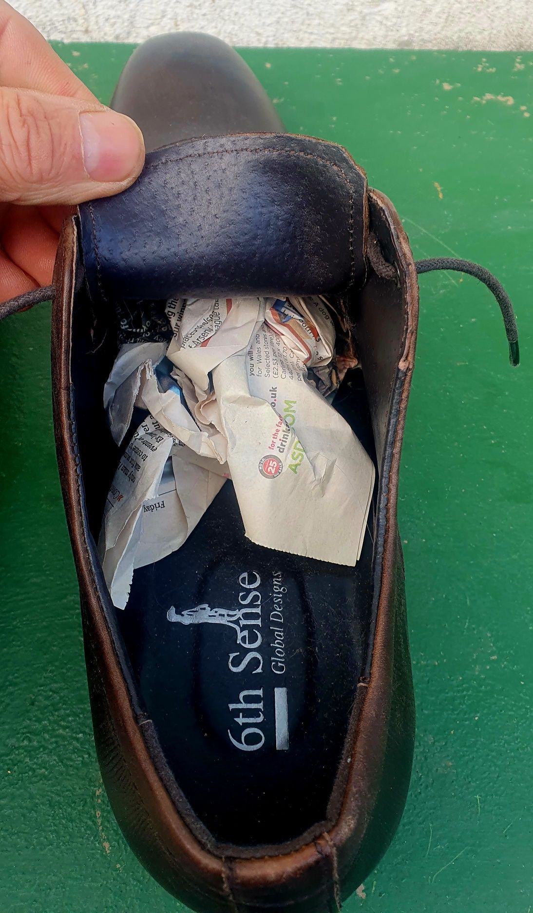 Pantofi originali 6th Sense piele/Noi