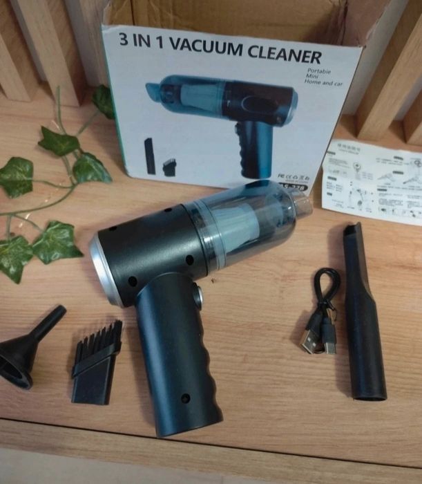 NOU Mini aspirator trage și sufla pentru auto casa reîncărcabil USB