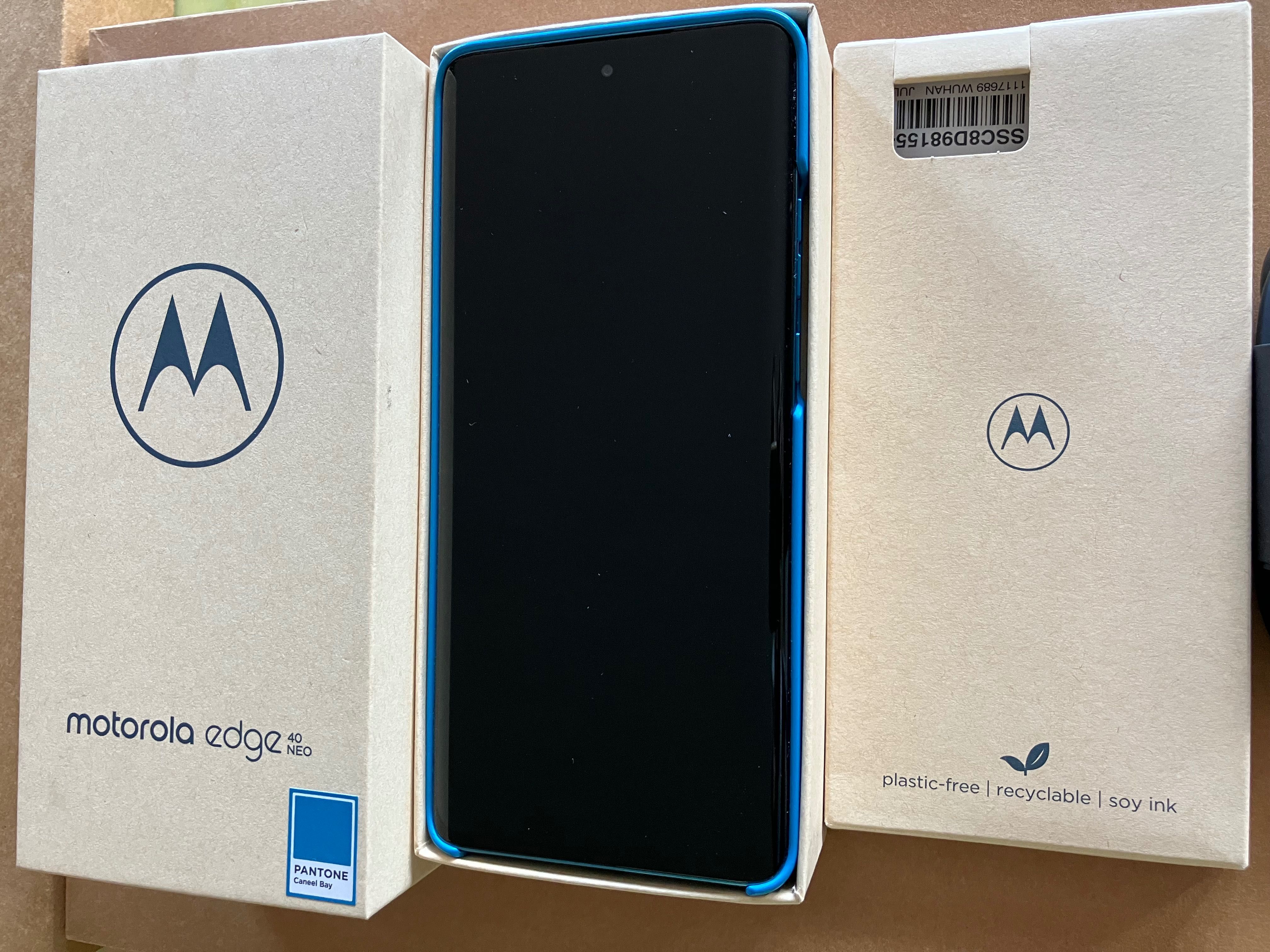 Смартфон Motorola - Edge 40 Neo, 6.55'', 12GB/256GB,  Caneel Bay