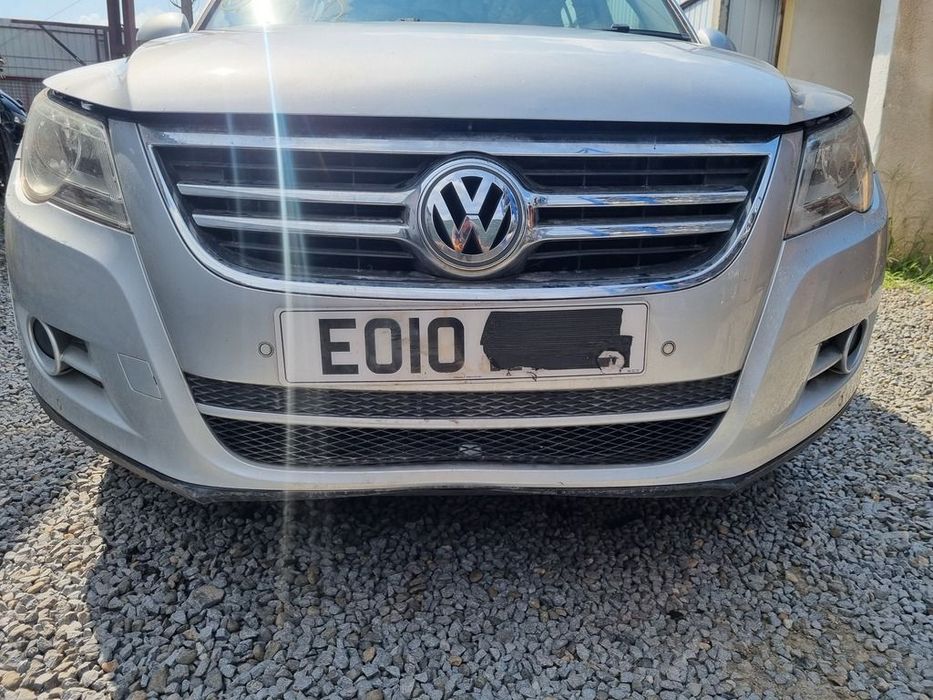 Bara fata Volkswagen Tiguan 5N 2008 - 2011 Reflex silver Metalic LA7W (1326) model fara ...