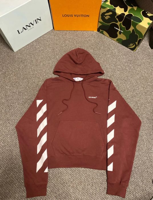 Hanorac Off White Burgundy marime S fit M