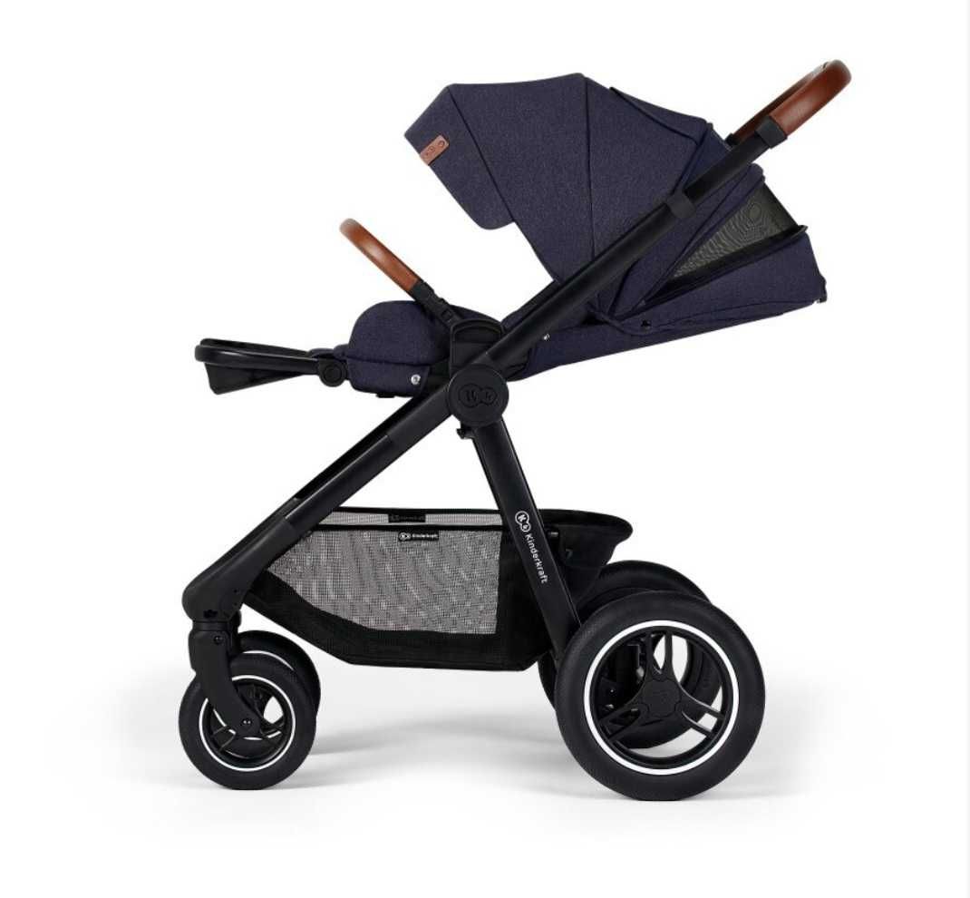 Бебешка количка Kinderkraft Everyday 2в1, Синя