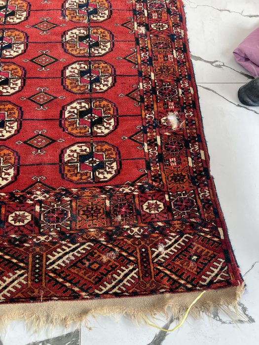 Старинный ковер . Ручной