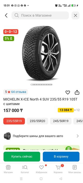 Две шины мишлен зима