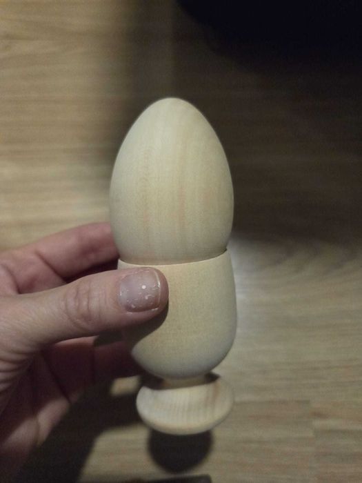 Oua din lemn cu suport - Waldorf, Montessori