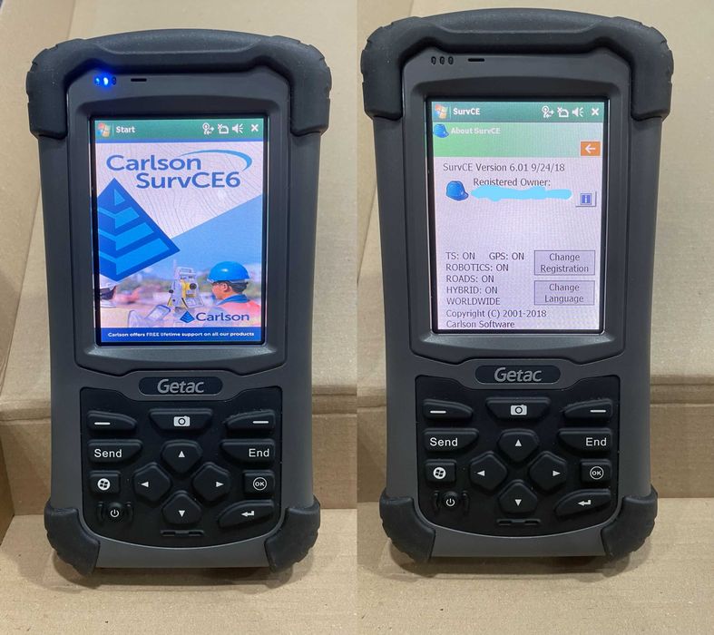 Controler  NOU GETAC PS236 SurvCE 6, Fieldgenius 11 Surveypro 6 - RTK