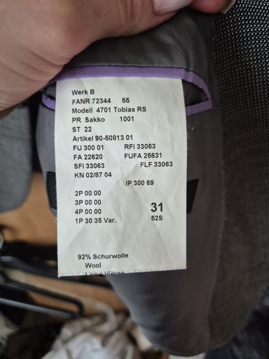 Sacou de barbati Carl Gross 4xl