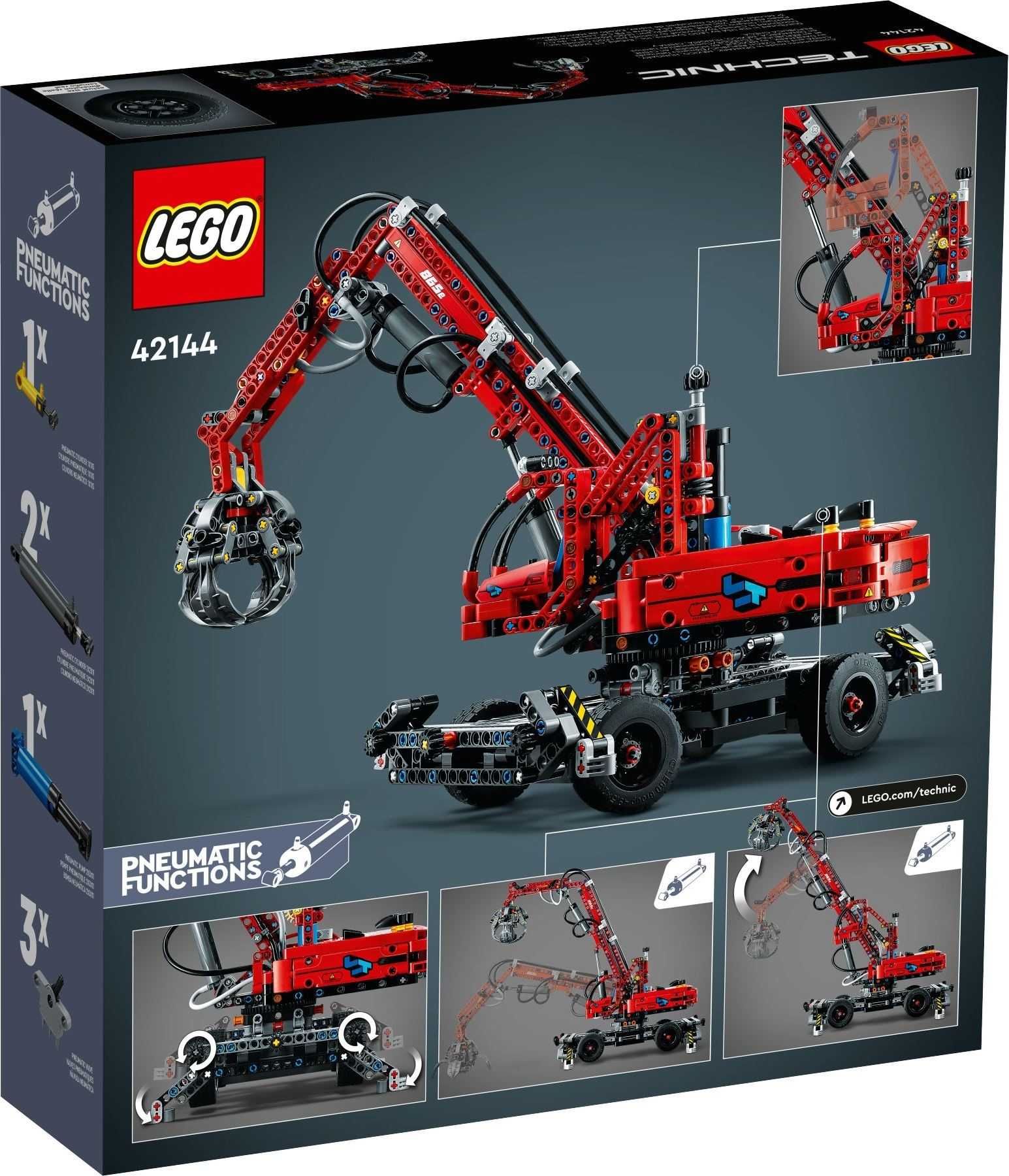 Lego Technic 42144, original, Manipulator Telescopic [nou, SIGILAT]