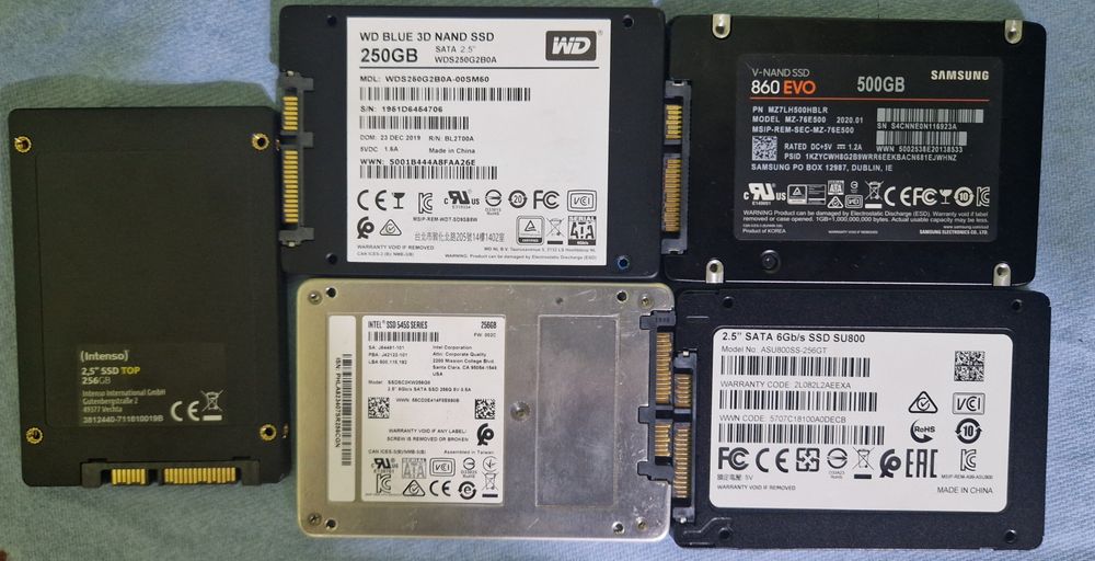 Vand ssduri 250gb laptop/pc    Sata/Nvme/Laptop