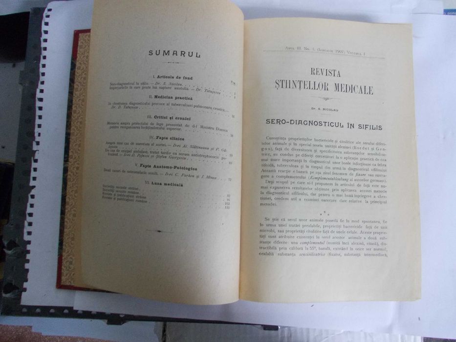 Revista stiintelor medicale