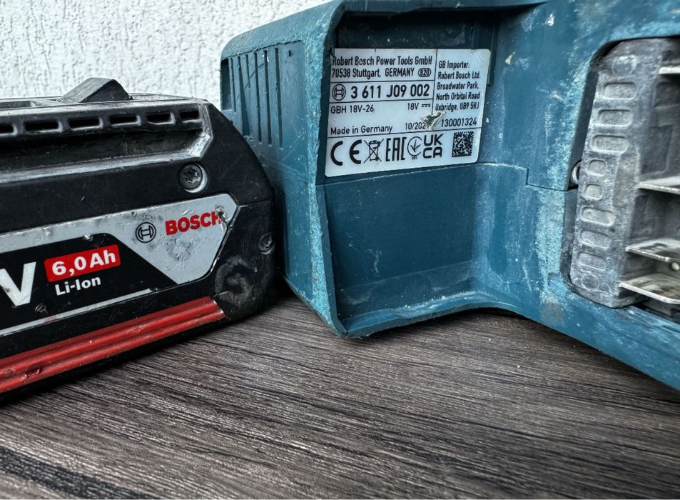 Rotopercutor Bosch GBH 18V-26, SDS Plus, acumulator 6 Ah