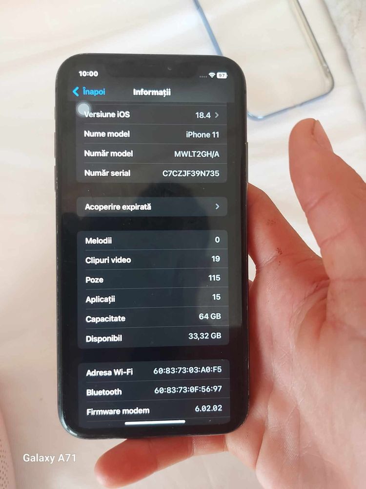 Vand iPhone 11 in stare perfecta