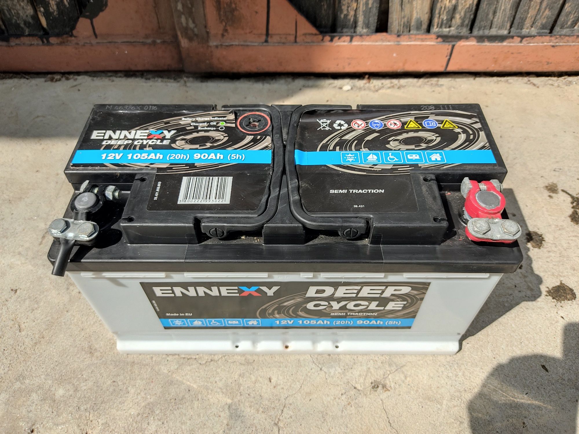 Тягов акумулатор Ennexy Deep Cycle 12v 105 Ah