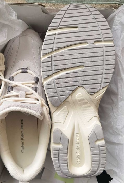 Нови маратонки Calvin Klein Jeans Retro Tennis Low Mg Mix велур 43