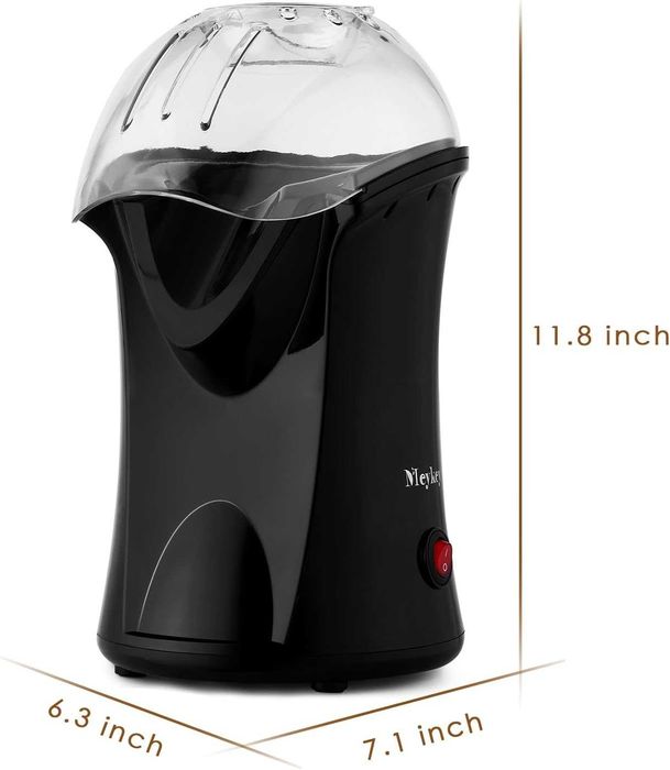 Машина за Пуканки Meykey, 1200W, Работа с Горещ Въздух