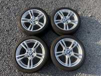 Jante BMW M paket pe 18 style 400 cu anvelope Pirelli vara profil 6 mm