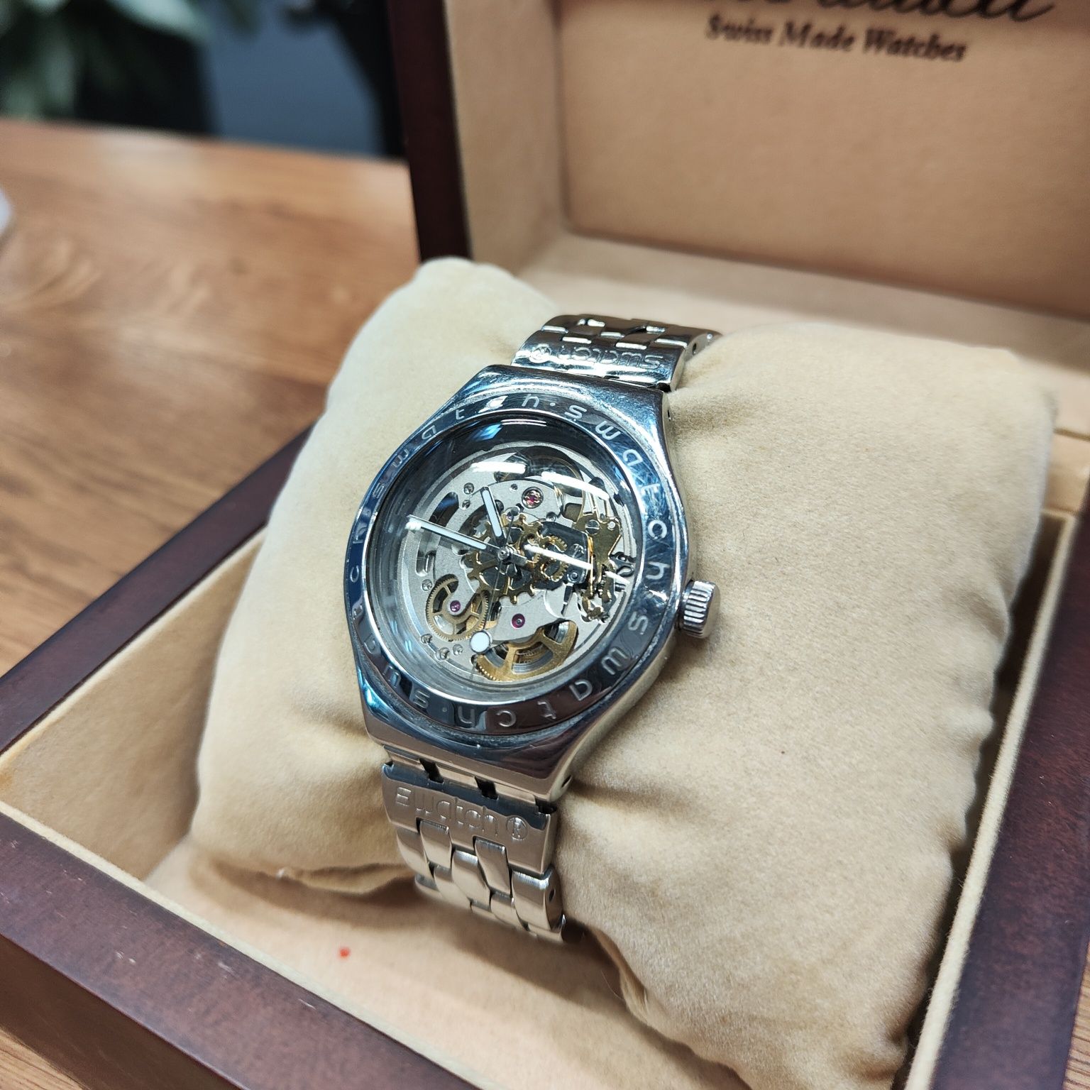 Швейцарски часовник Swatch Irony Automatic Body & Soul YAS100G