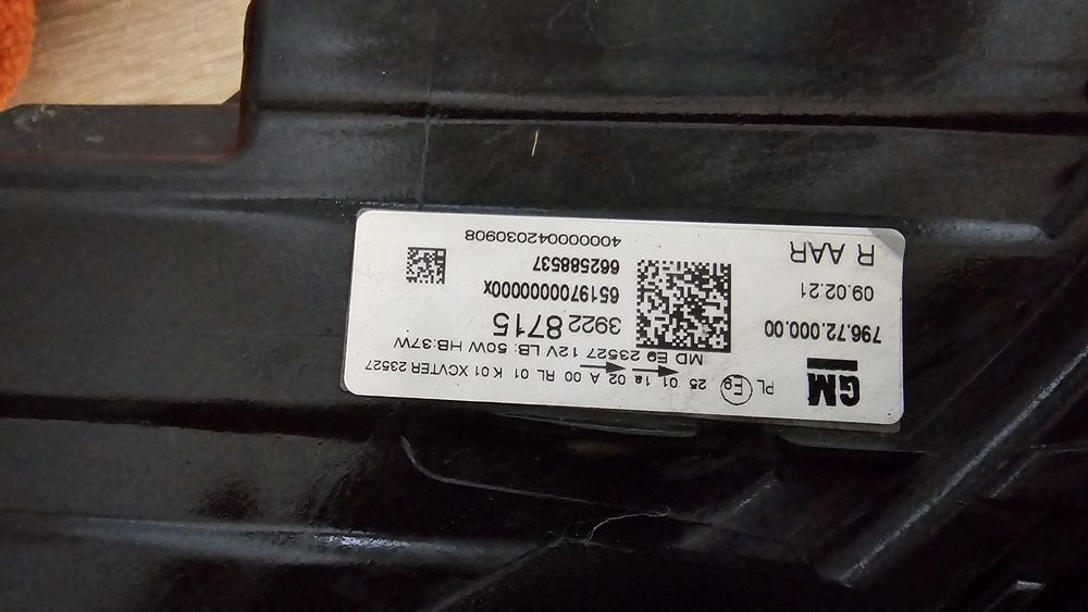 Far matrix/led stanga/dreapta Opel Astra K Intellilux 2021